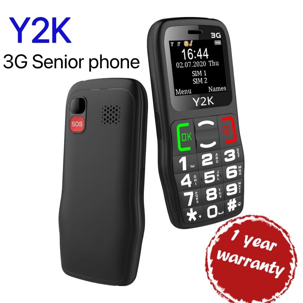 ?[SG seller] Y2K 3G Senior lite Phone (1 Year Local warranty)