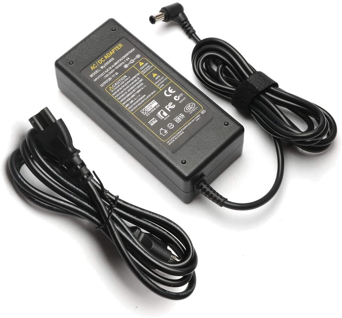 19.5V Power Supply Cord for Sony Bravia TV W600B KDL-40R510C KDL-40W600B KDL-40W600D KDL-32W600D KDL55W650D KDL48W600B KDL-32W700B KDL-48R510C KDL-40S4100 KDL-40S4100 24  32  40  42  48  Charger