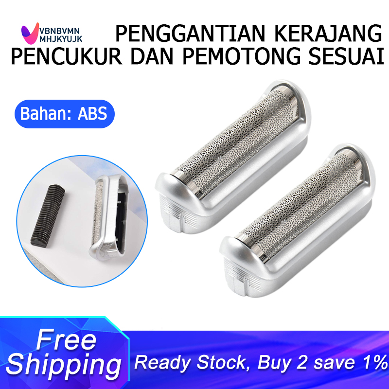 2X Replacement Shaver Foil and Cutter Fits Braun Cruzer 5S P40 P50 P60 P70 P80 P90 M30 M60 550 555 570 575 5604 5607