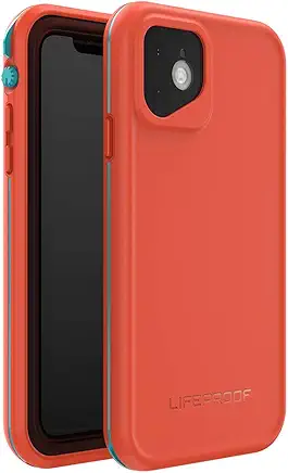 LifeProof FRĒ Series Waterproof Case for iPhone 11 - FIRE Sky (Bluebird/Tangerine) (Pack of 24)